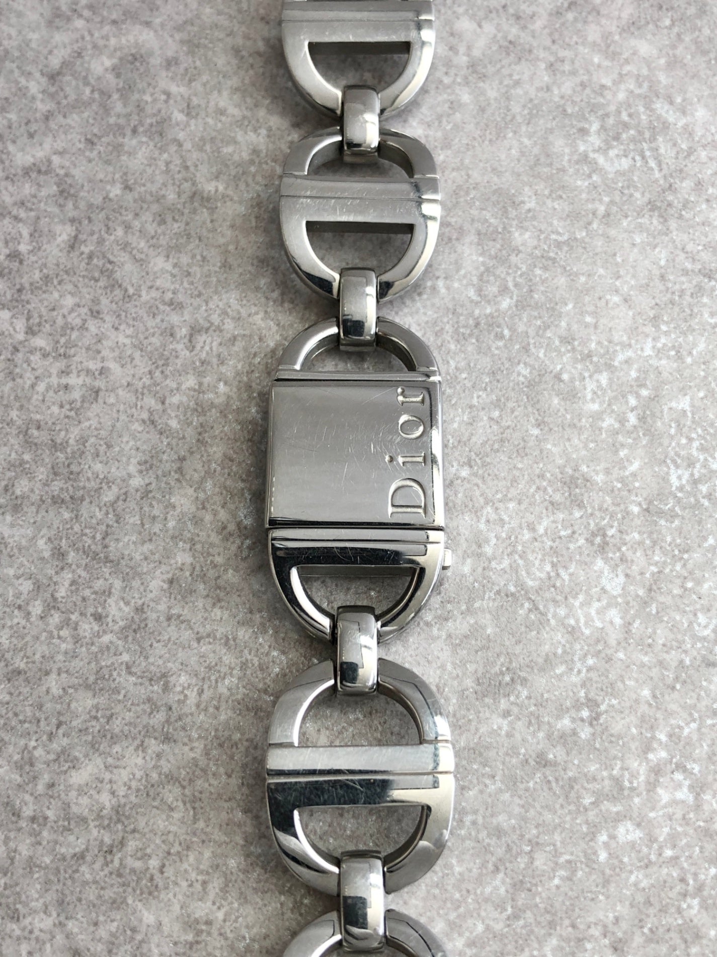 Christian Dior Quartz Watch Silver Vintage D78-100 zvwjvu