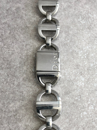 Christian Dior Quartz Watch Silver Vintage D78-100 zvwjvu