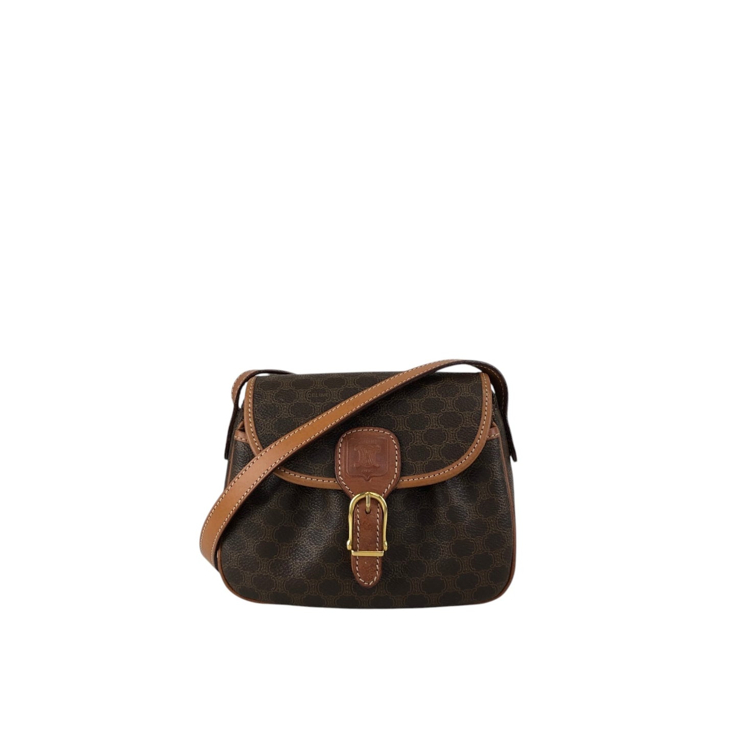 Macadam Blason Shoulder bag Brown Vintage rn6t8z