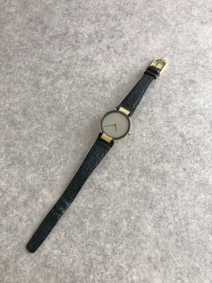 Christian Dior Quartz Watch Black Vintage ayfm3x