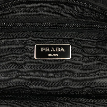 PRADA Triangle Logo Two-way Handbag Shoulder bag Black Vintage 2dea8w