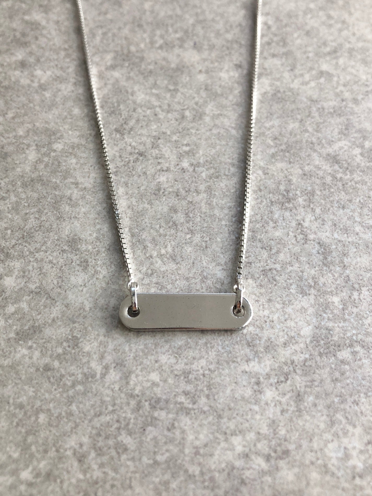 Christian Dior Logo Necklace Silver Vintage nvu437