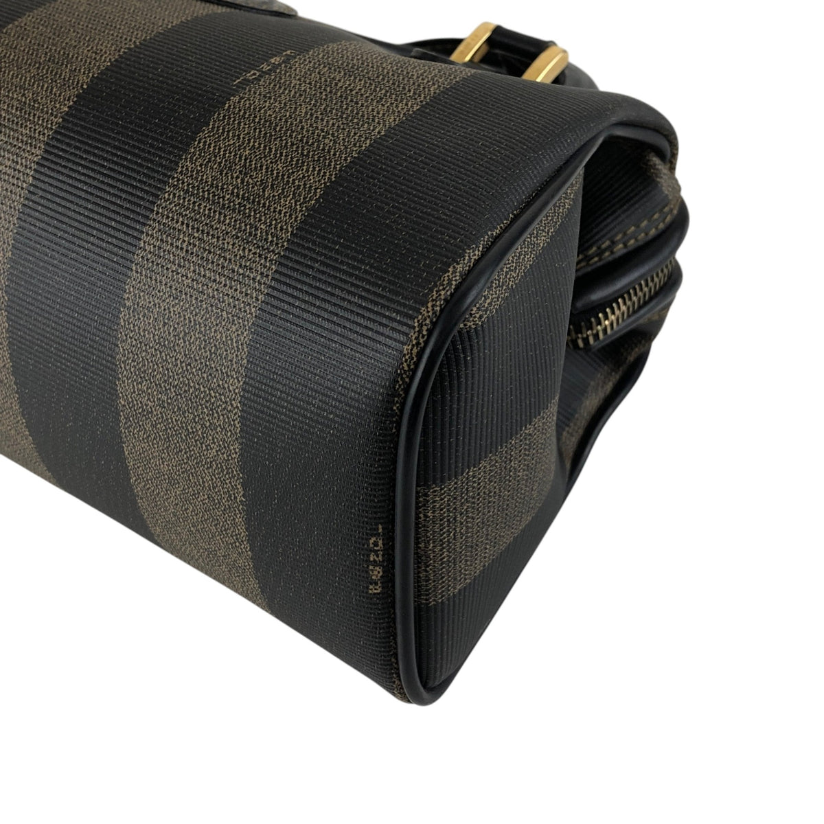 FENDI Pecan Two-way Small Boston bag Shoulder bag Black Vintage jy5pns