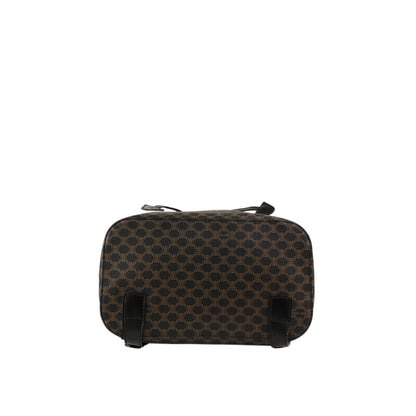 CELINE Macadam Logo Backpack Black Vintage ed4nn3