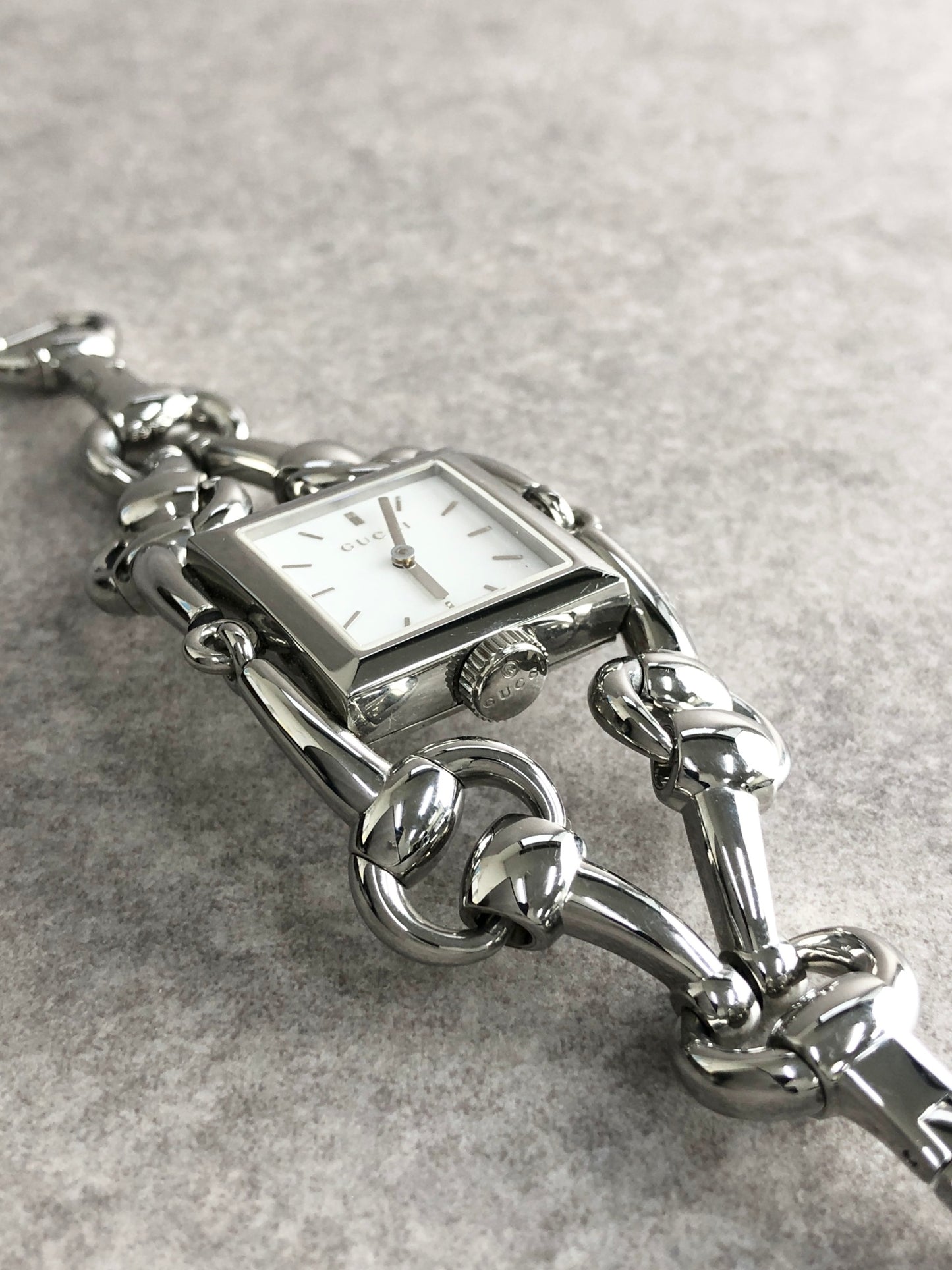 GUCCI Quartz Watch Silver116.3 Vintage irjv3i