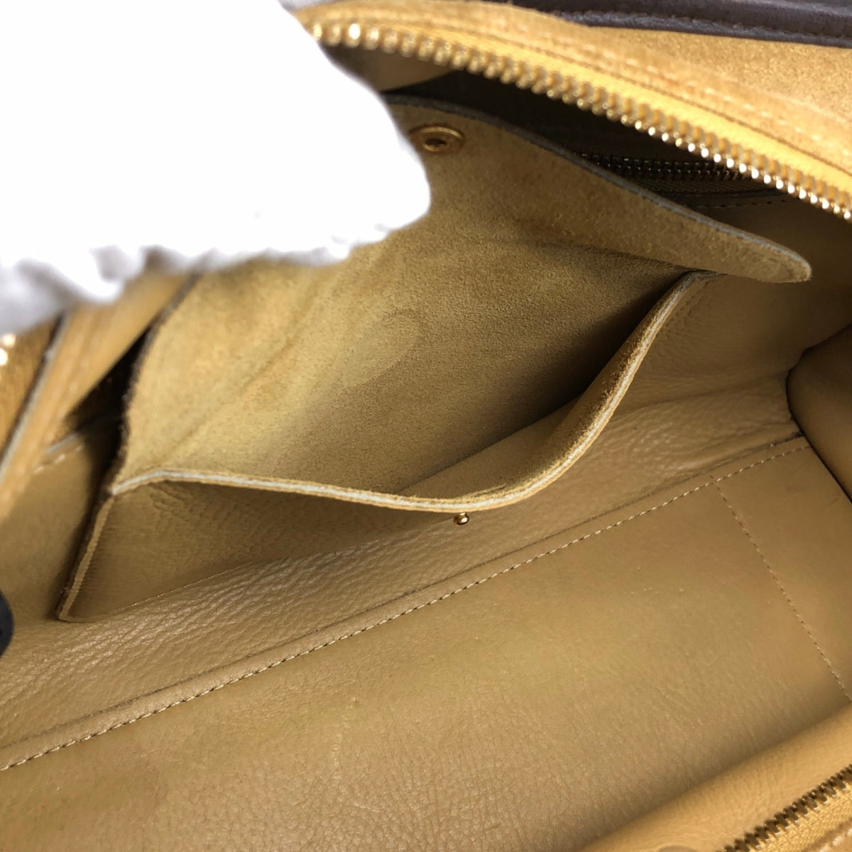 LOEWE Amazona28 Anagram Handbag Boston bag Beige Vintage gia6hg
