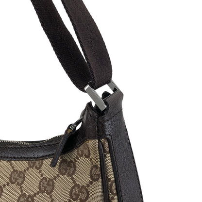 GUCCI GG Canvas Shoulder bag Brown Vintage arvcnf