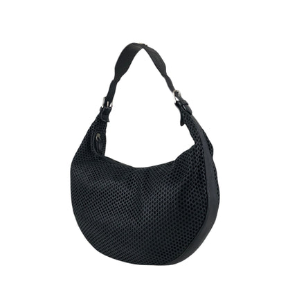 Christian Dior CD Logo Shoulder bag Hobobag Black Vintage psjdu3