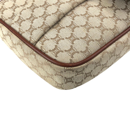 CELINE Blason Small Shoulder bag Beige Vintage yn4w5e