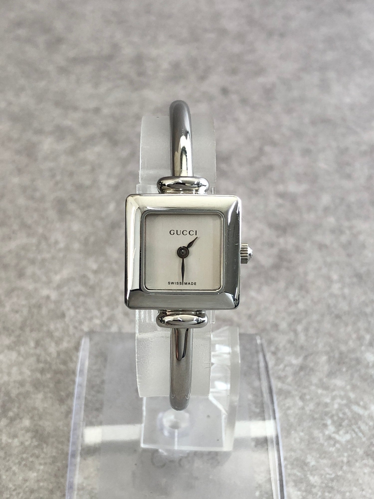 GUCCI Quartz Watch Silver 1900L Vintage ij6uej – VintageShop solo