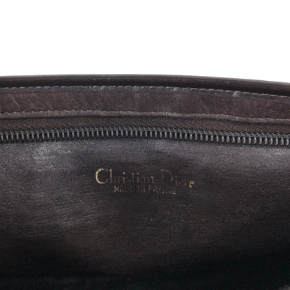 Christian Dior Trotter Logo Shoulder bag Brown Vintage xie5fc