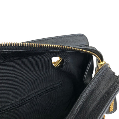 CHANEL Coco Mark Chain Shoulder bag Black Vintage gph8sd