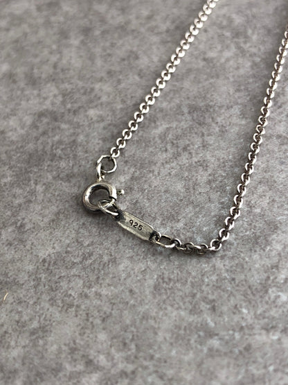 Tiffany & Co. Cross Motif Necklace Silver×Gold 925/K18YG Vintage yx53pr