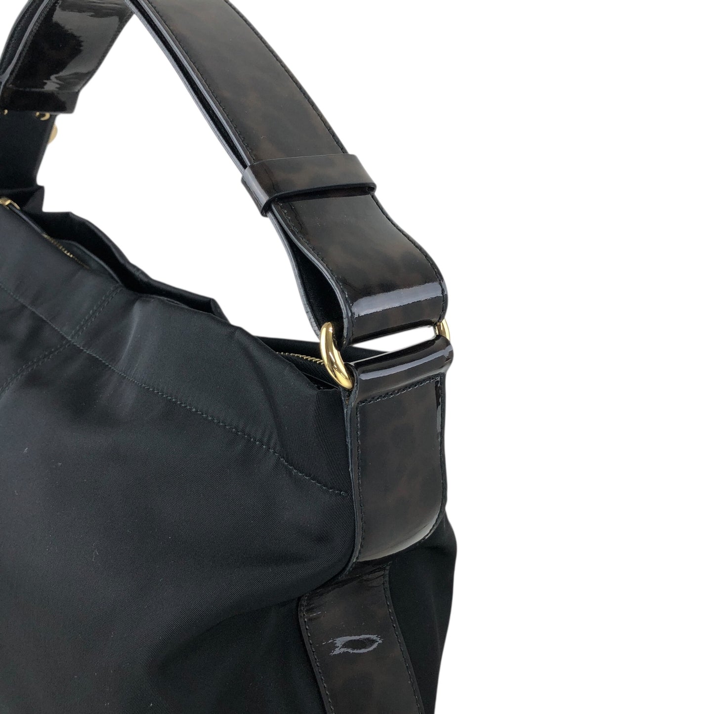 Salvatore Ferragamo Vala Ribbon Shoulder bag Black Vintage xwnsuw