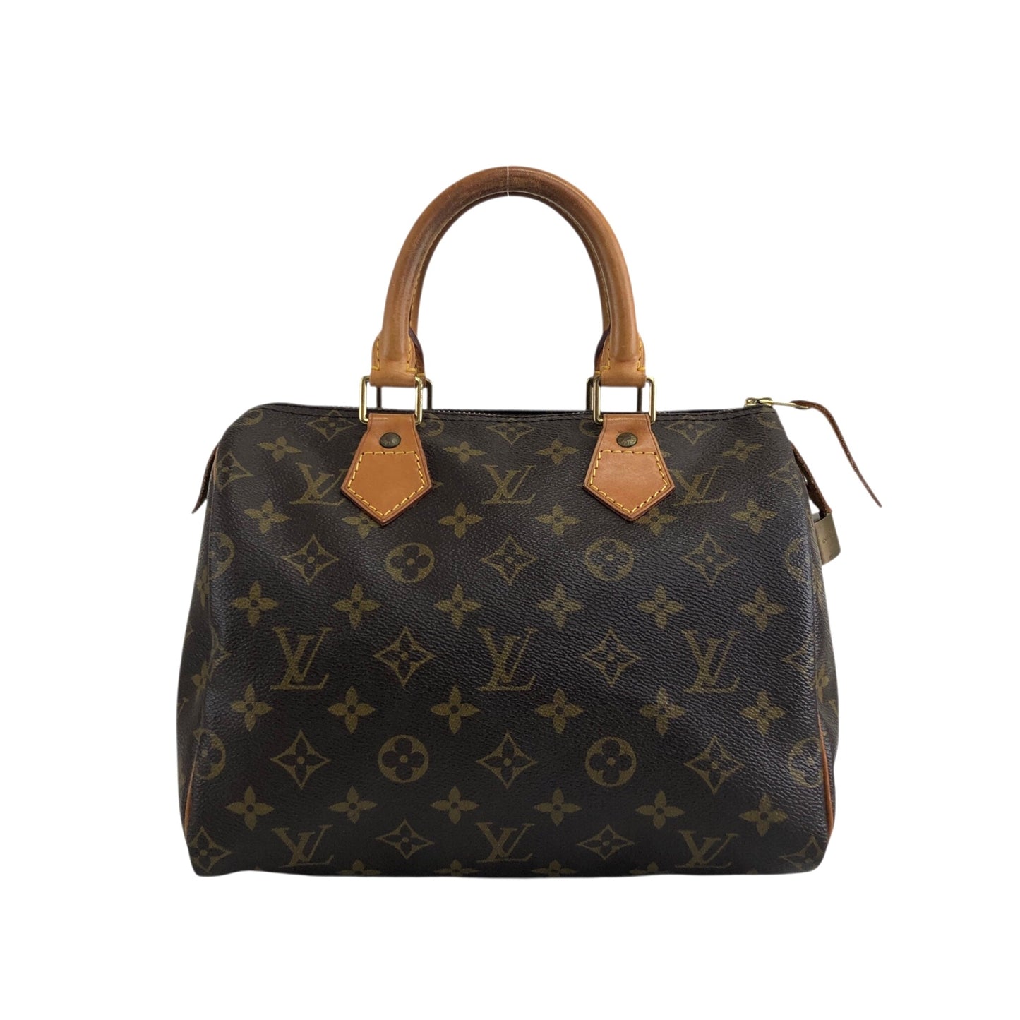 LOUIS VUITTON Monogram Small Boston bag Handbag Brown Vintage 232hgi
