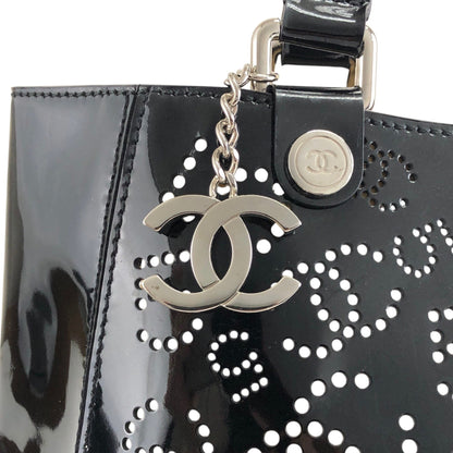 CHANEL Coco Mark Totebag Black Vintage xpyt38