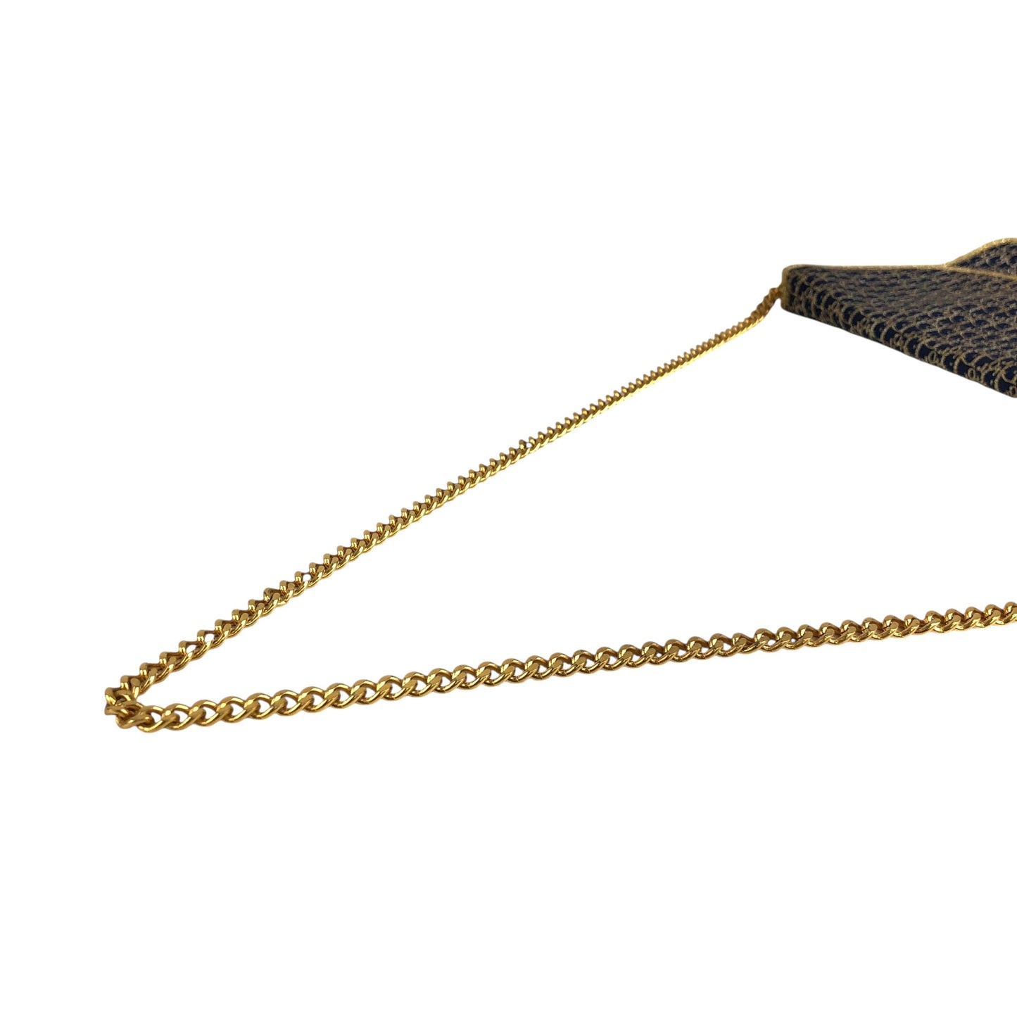 Christian Dior Trotter Chain Crossbody Navy Vintage gcy3i2