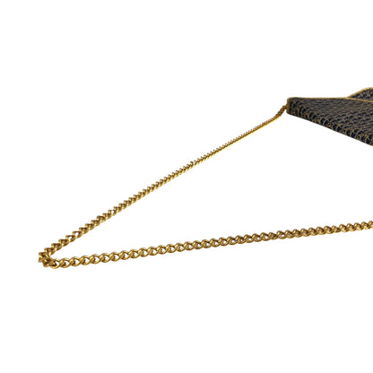 Christian Dior Trotter Chain Crossbody Navy Vintage gcy3i2