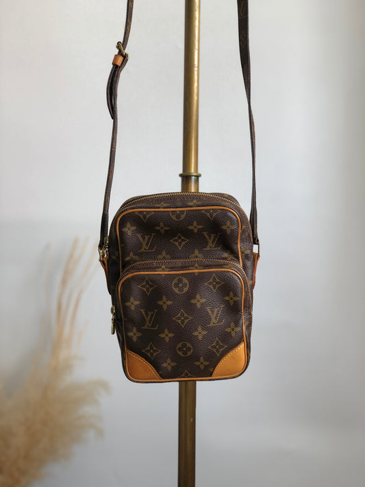 LOUIS VUITTON Monogram Shoulder bag Brown M45236 Vintage tnv3ux