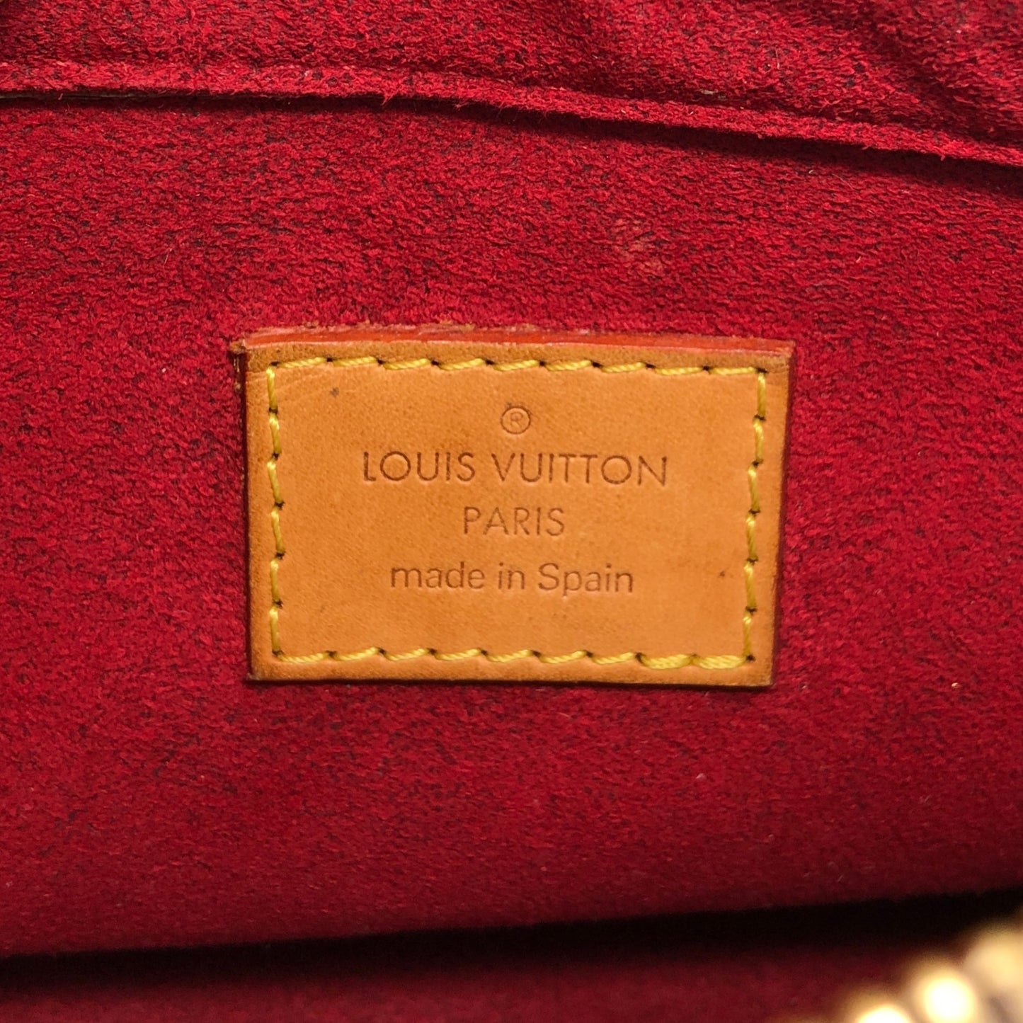 LOUIS VUITTON Monogram Shoulder bag Brown Vintage 53bcj4