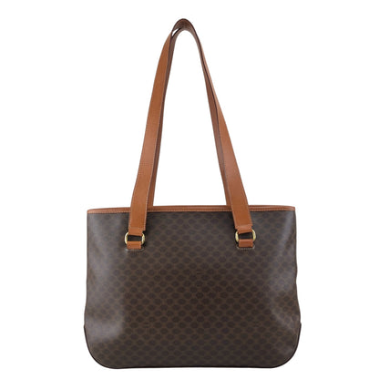 CELINE Macadam Totebag Brown Vintage iticcu