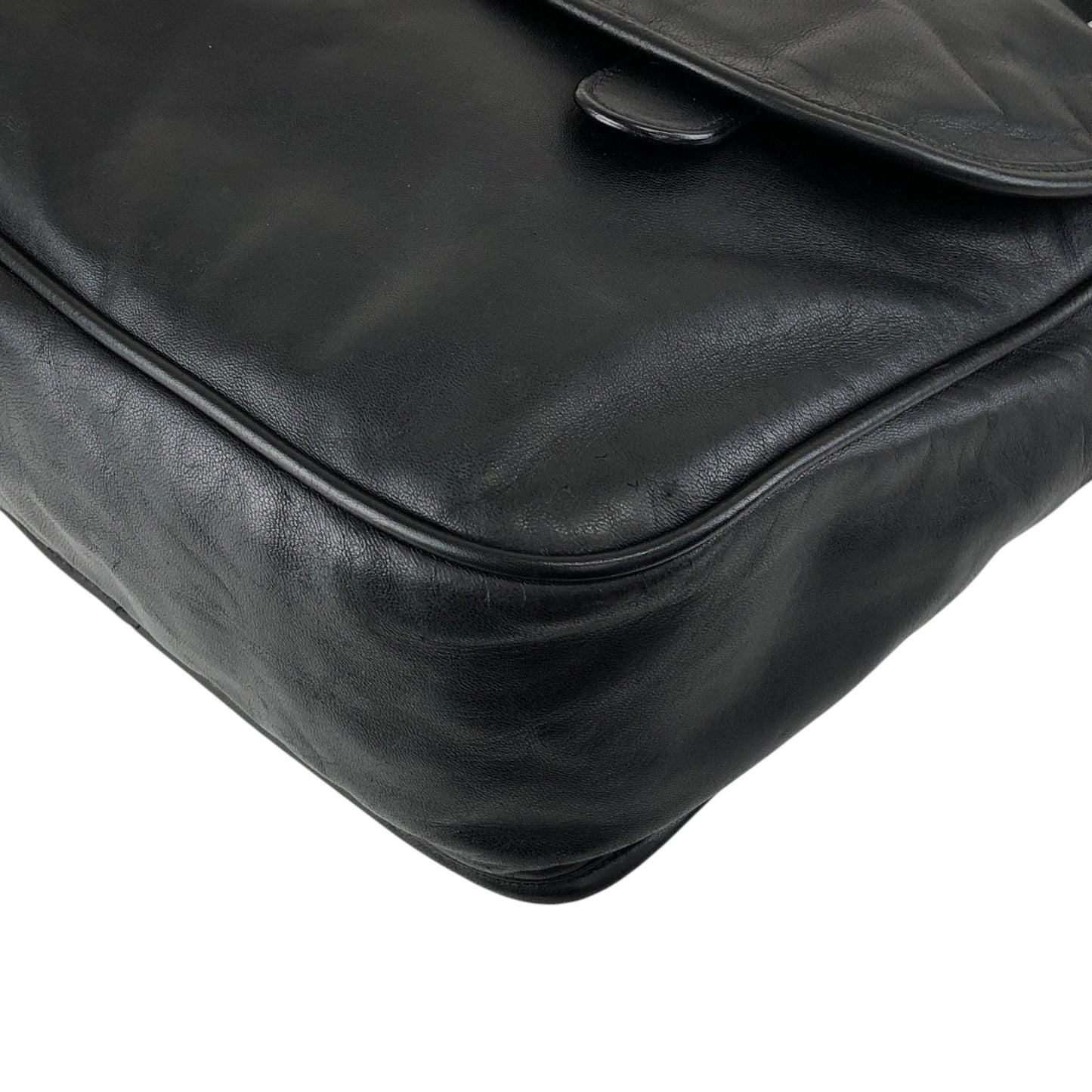 LOEWE Anagram Shoulder bag Black Vintage stpht7