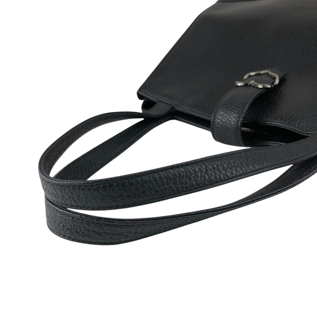 Yves Saint Laurent Logo Handbag Black Vintage zcepw5