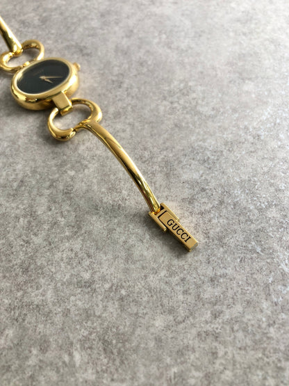 GUCCI Quartz Watch Gold 1600 Vintage 2iuhts