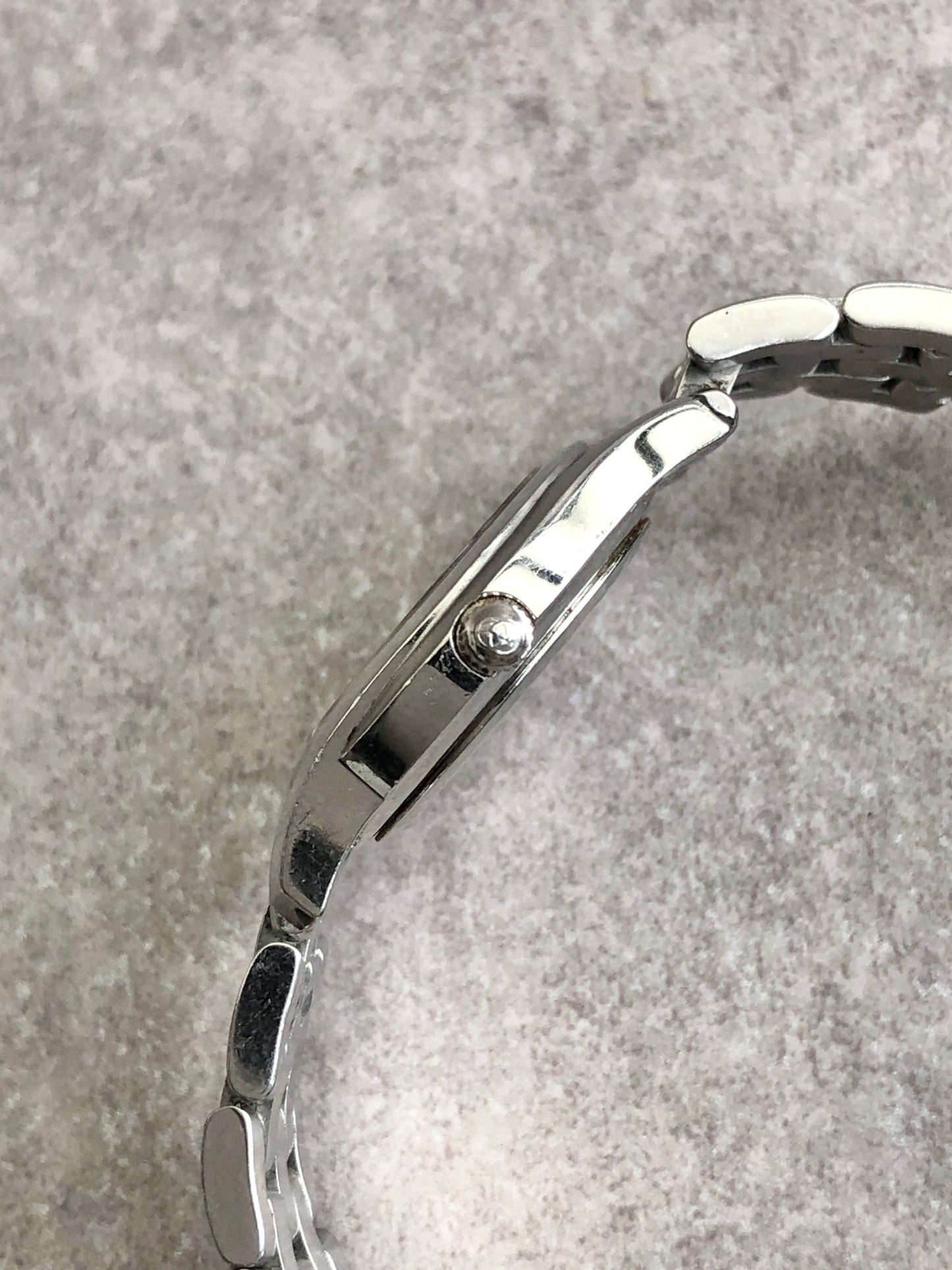 GUCCI Quartz Watch Silver 5500L Vintage 5aswfz