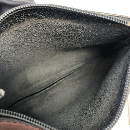 CELINE Horse Bit Leather Backpack Black Vintage fp635u