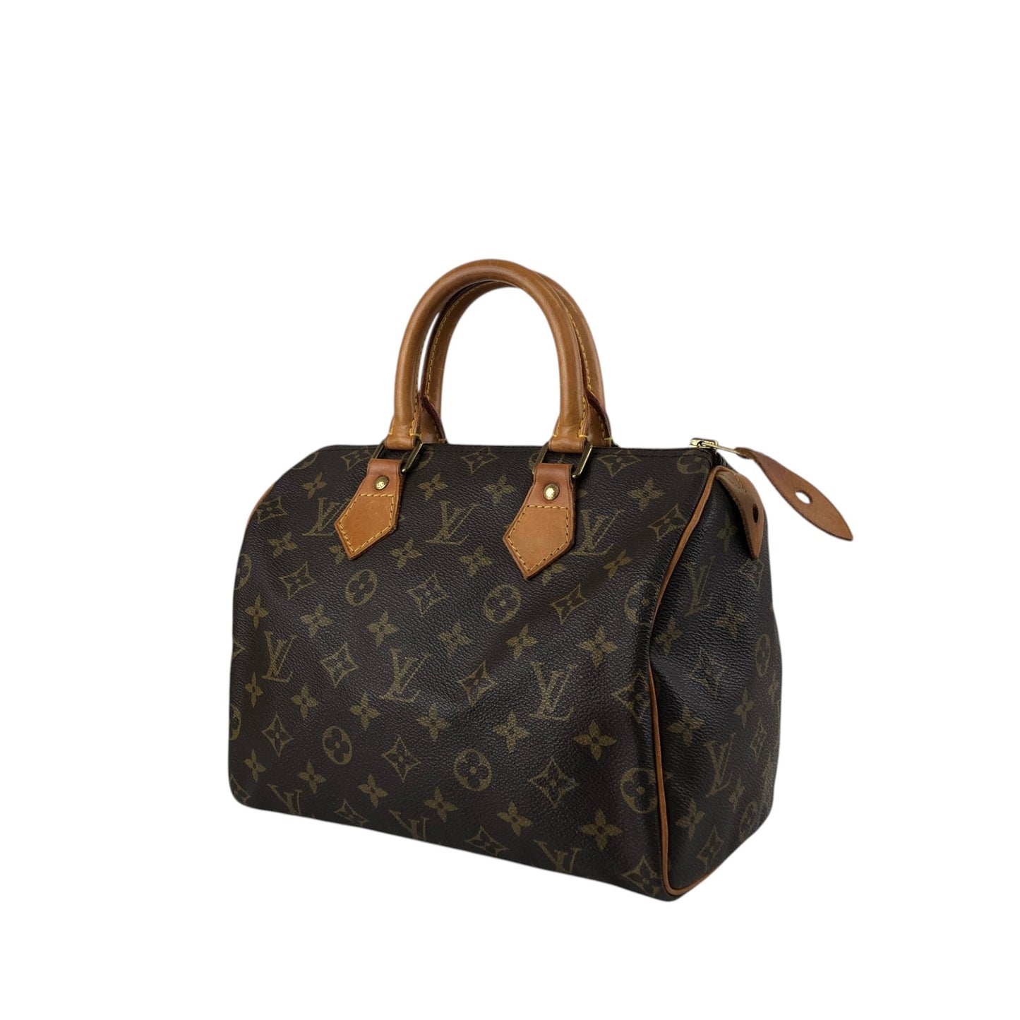 LOUIS VUITTON Monogram Small Boston bag Handbag Brown Vintage ss8v76