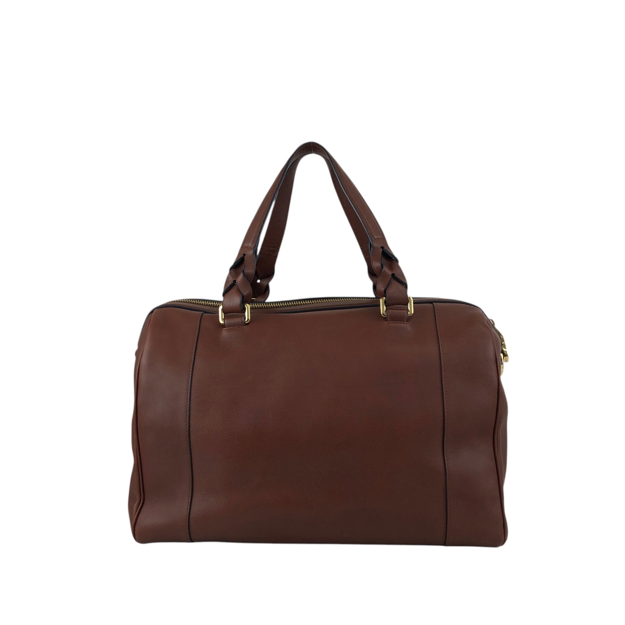 LOEWE Anagram Two-way Boston bag Shoulder bag Brown Vintage c288vn