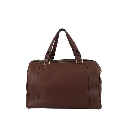 LOEWE Anagram Two-way Boston bag Shoulder bag Brown Vintage c288vn