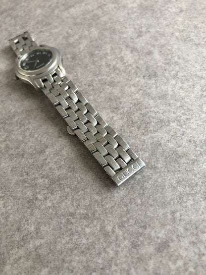 GUCCI Quartz Watch Silver 5500L Vintage w75vg2