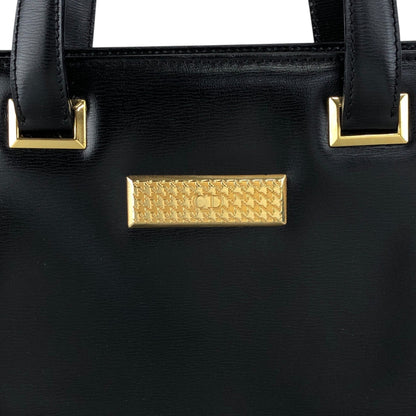 Christian Dior Logo Small Handbag Black Vintage f27cnx