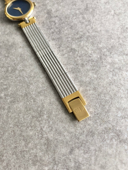 Christian Dior Quartz Watch Silver 3025 Vintage r45j37