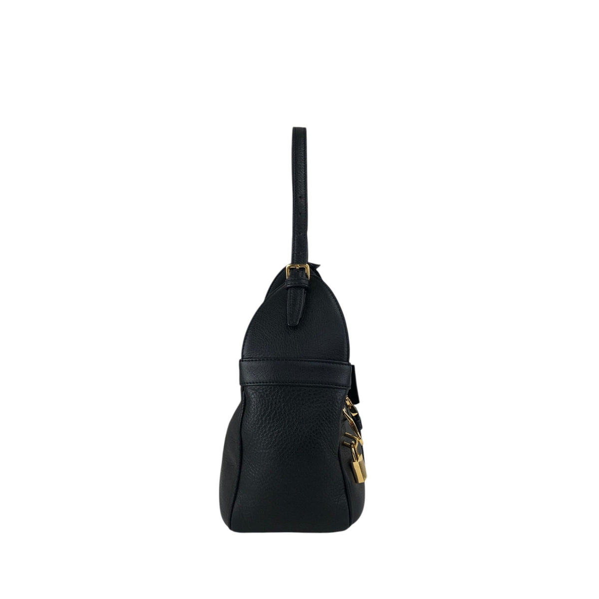 LOEWE Logo Shoulder bag Black Vintage earnia