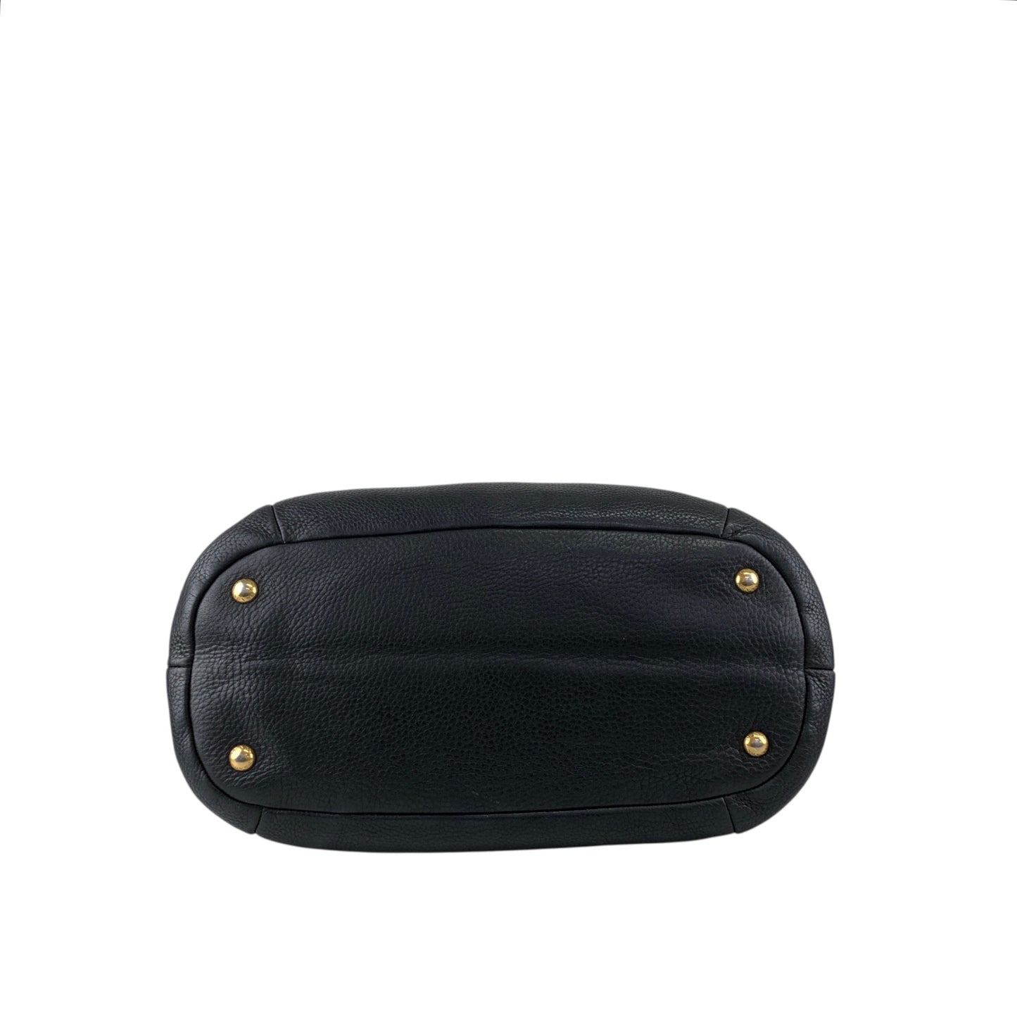 PRADA Logo Totebag Black Vintage f7udbt