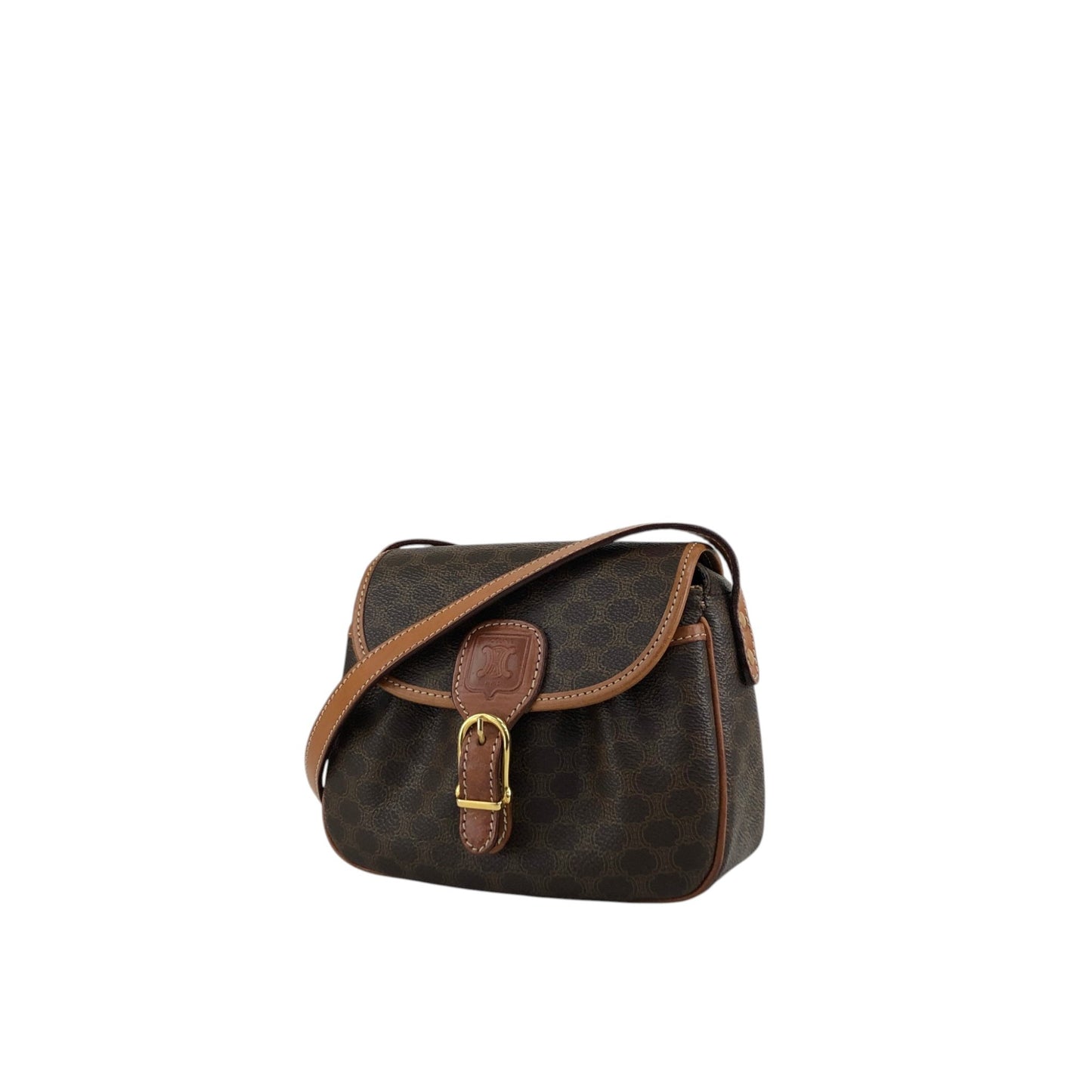 Macadam Blason Shoulder bag Brown Vintage rn6t8z