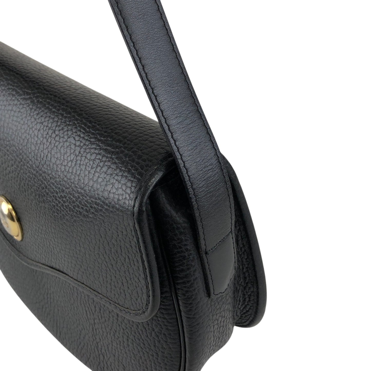 Christian Dior CD Logo Shoulder bag Black Vintage 8yp8df