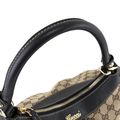 GUCCI GG Canvas Abbey Shoulder bag Beige Vintage eag4sn