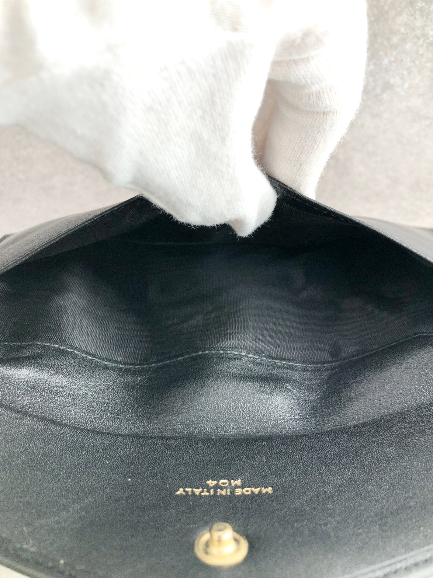 CELINE Blason Long Wallet Black Vintage 4g2ket