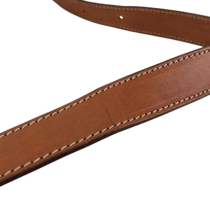 CELINE Macadam Gancini Shoulder bag Brown Vintage dkdrvy