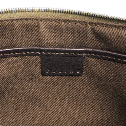 CELINE C Macadam Shoulder bag Light Brown Vintage ntvdgb