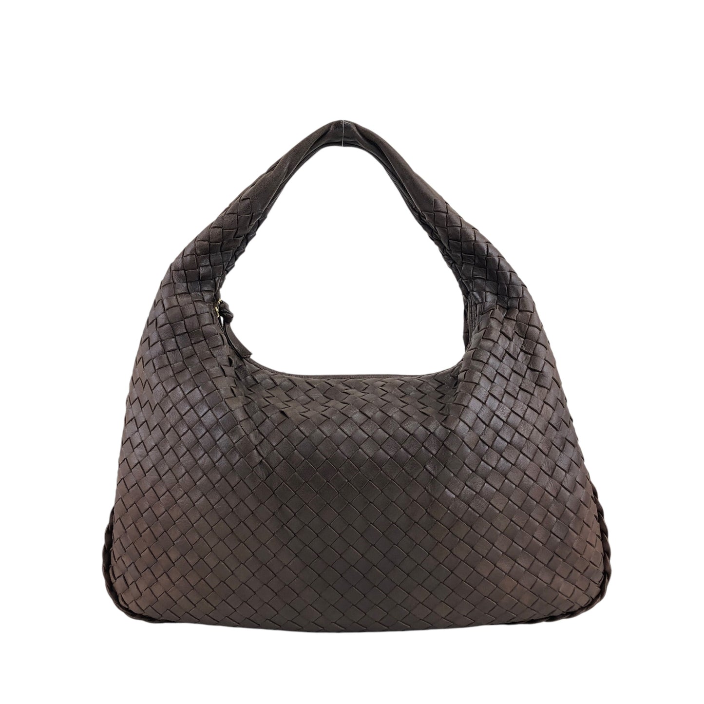 Bottega Veneta Intrecciato Shoulder bag Brown Vintage 8tkbwv