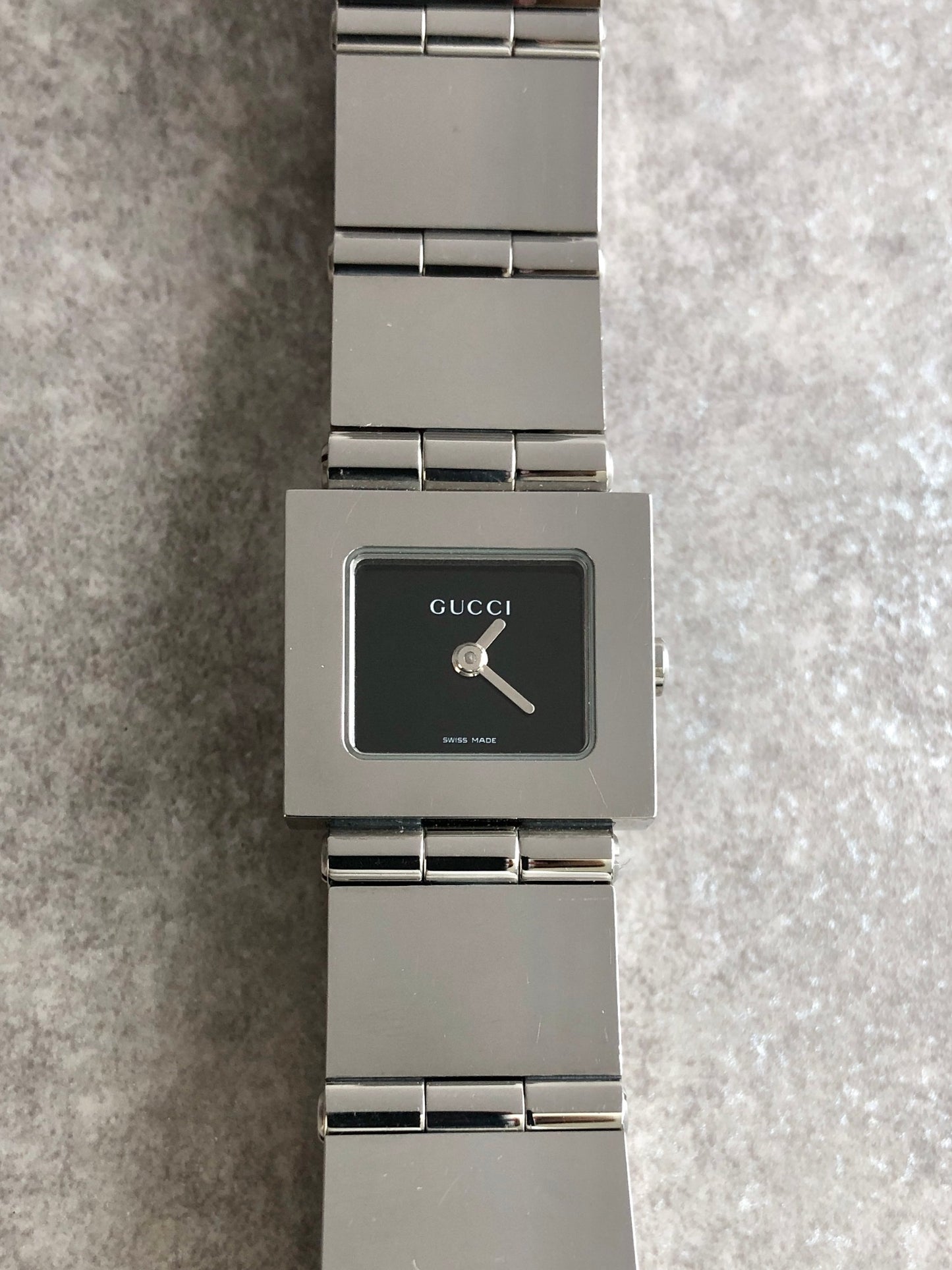 GUCCI Watch Silver 600L Vintage ft54eb
