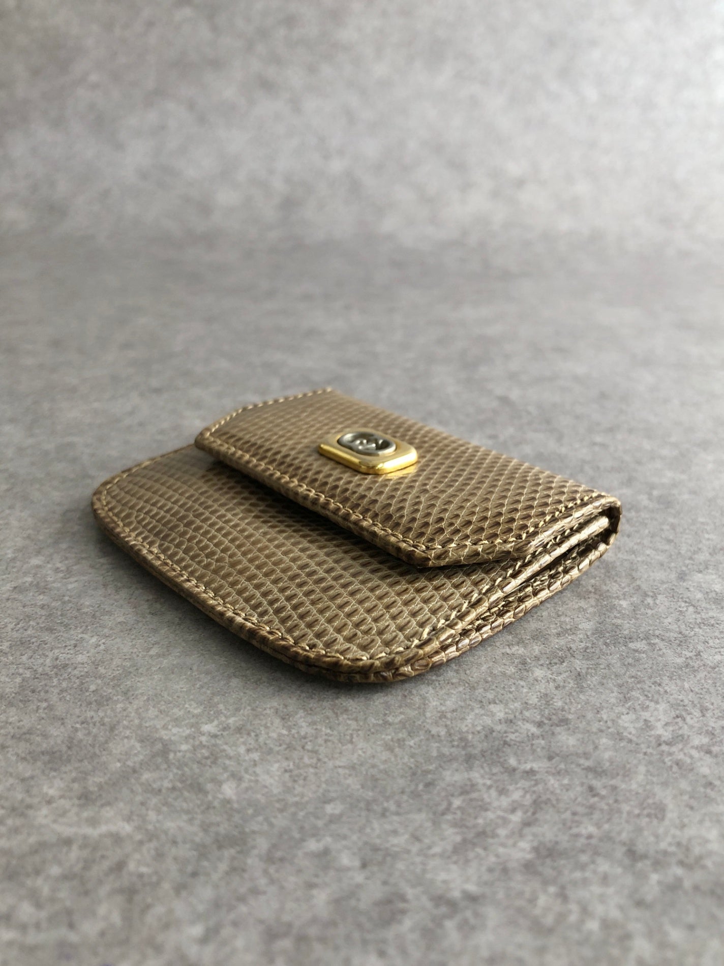 GUCCI Coin Purse Brown Vintage 5vm57j