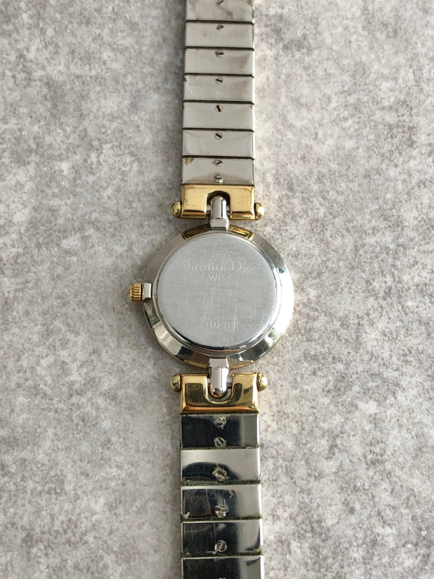 Christian Dior Logo Watch Silver 3025 Vintage f3fak4 – VintageShop