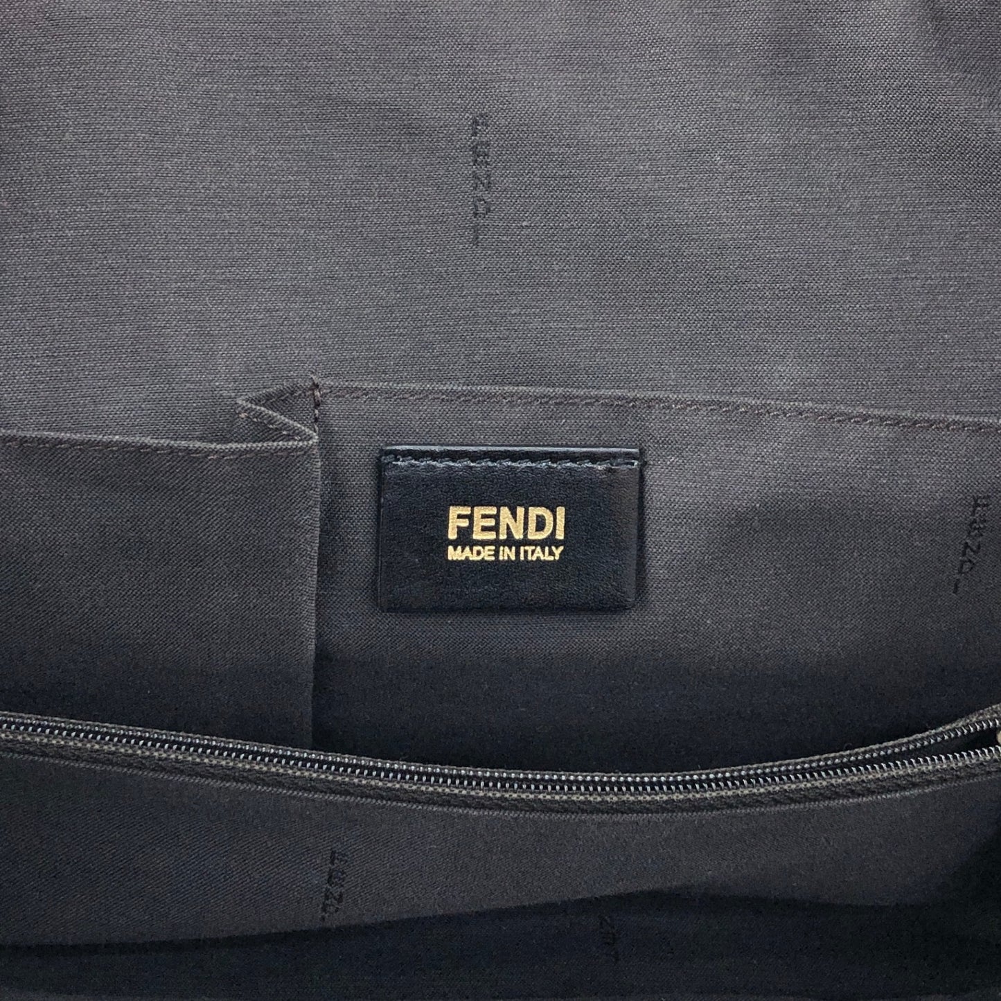 FENDI Two-way Handbag Shoulder bag Black 8BL114-HXF Vintage 66eazz