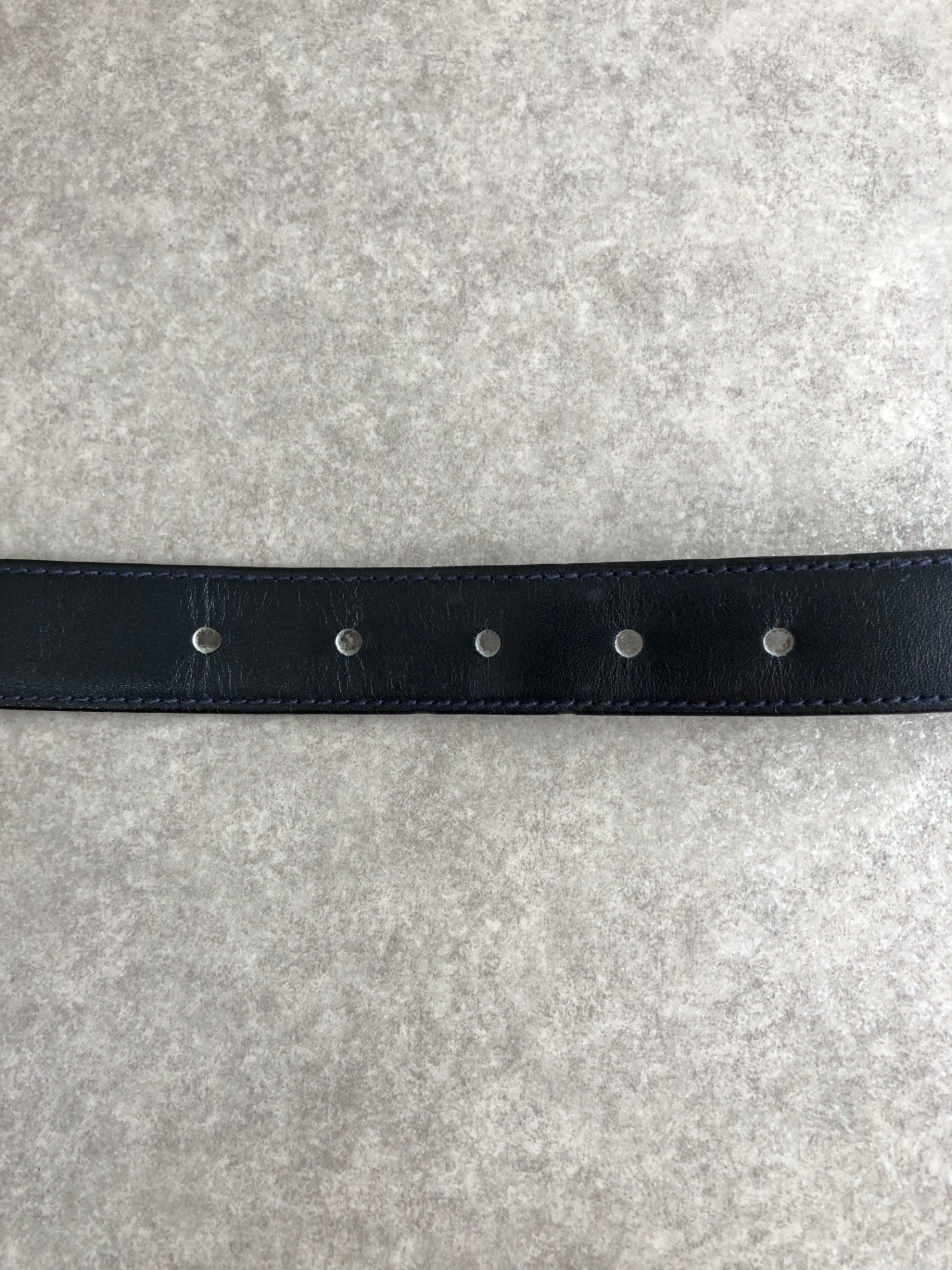 CELINE Triomphe Belt Black Vintage duzzud